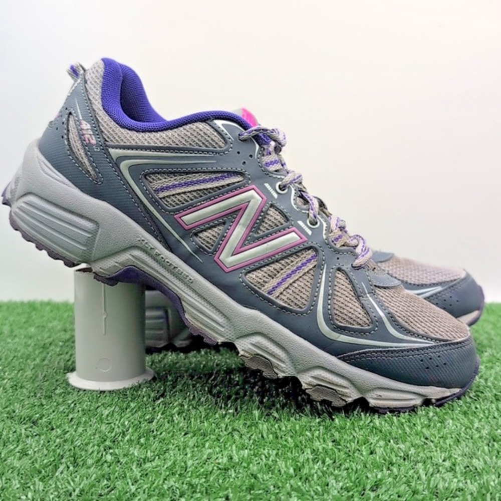 New Balance 412 v2 Shoes Women's 10 Gray Purple Athletic Running‎ Trail Sneakers
